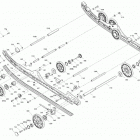 MXZ 850 E-TEC - TNT - North America 08- suspension, rear - lower section