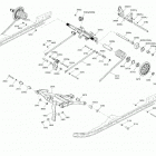 MXZ 850 E-TEC - TNT - North America 08- suspension, rear - upper section