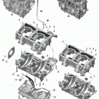 SUMMIT 850 E-TEC Turbo - North America 01- engine - crankcase - 849