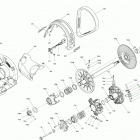 RENEGADE 850 E-TEC - XRS - North America 05- pulley - system