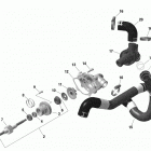 MXZ 600RS - North America 01- engine - cooling -  598 rs
