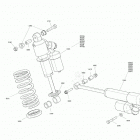 MXZ 600RS - North America 08- suspension, rear - shocks