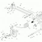 MXZ 600RS - North America 08- suspension, rear - upper section - racing