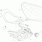 MXZ 600RS - North America 09- seat - main section - racing