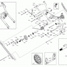 RENEGADE 900 ACE - North America 08- suspension, rear - upper section