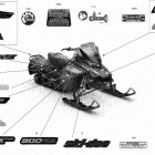 RENEGADE 900 ACE Turbo - ENDURO - North America 09- body - decals - enduro