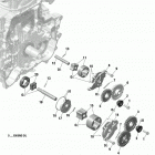 RENEGADE 900 ACE Turbo - X - North America 01- engine - oil pump
