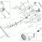 RENEGADE 900 ACE Turbo - X - North America 08- suspension, rear - upper section - x