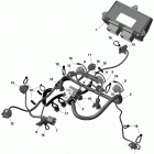 RENEGADE 900 ACE Turbo - X - North America 10- electric - engine harness and electronic module