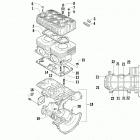 LYNX BLACK [S2020LXDFCUSB] Crankcase and cylinder [91205]