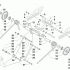 LYNX BLACK [S2020LXDFCUSB] Rear suspension rear arm assembly [101576]