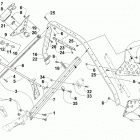 LYNX BLACK [S2020LXDFCUSB] Steering support assembly [99245]
