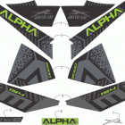 M 8000 ALPHA ONE 154 CHARCOAL/GREEN INTERNATIONAL [S2020M8HA3OSY] Decals [108131]