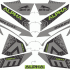 M 8000 MOUNTAIN CAT ALPHA ONE 154 SILVER [S2020M8HABUSS] Decals [108135]
