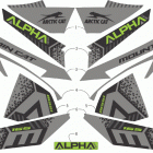 M 8000 MOUNTAIN CAT ALPHA ONE 165 SILVER [S2020M8HAAUSS] Decals [108166]