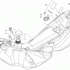 NORSEMAN 8000 X ES 153 RED INTERNATIONAL [S2020BCHLDOSR] Gas tank assembly [107579]