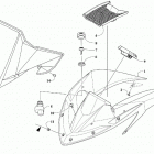 NORSEMAN 8000 X ES 153 RED INTERNATIONAL [S2020BCHLDOSR] Windshield and instruments assemblies [108198]