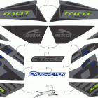 RIOT 6000 ES 146 CHARCOAL [S2020RTDLXUSB] Decals [107905]