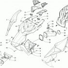 RIOT 8000 ES 146 (1.6) CHARCOAL [S2020RTHLEUSB] Hood and air intake assembly [107980]