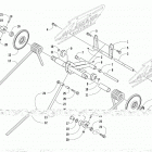 RIOT 8000 ES 146 GREEN EARLY BUILD [S2020RTHLEEBG] Rear suspension rear arm assembly [107673]