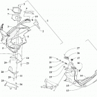 RIOT 8000 ES 146 GREEN EARLY BUILD [S2020RTHLEEBG] Skid plate assembly [107682]