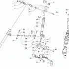 RIOT X 8000 ES 146 GREEN INTERNATIONAL [S2020R8HRSOSG] Steering post assembly [107972]
