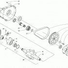 ZR 200 ES CHARCOAL/GREEN [S2020ZRAACUSB] Drive train shaft and brake assemblies [106072]