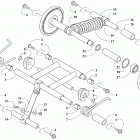 ZR 200 ES CHARCOAL/LIME [S2020ZRAACUSX] Rear suspension arm assemblies [107946]