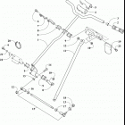 ZR 200 ES CHARCOAL/LIME [S2020ZRAACUSX] Steering post and tie rod assembly [108174]
