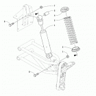 ZR 200 ES RED [S2020ZRAACUSR] Front suspension shock absorber assembly [106069]