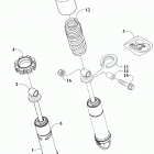ZR 6000 LTD ES 137 iACT GREEN [S2020ZXDQSUSG] Rear suspension front arm shock absorber [107672]