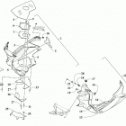 ZR 6000 LTD ES 137 iACT GREEN [S2020ZXDQSUSG] Skid plate assembly [107901]