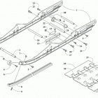 ZR 6000 R XC GREEN [S2020ACDCCUSG] Slide rail and track assembly [108224]