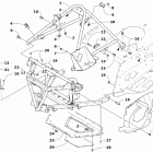 BEARCAT 7000 XT GRAY [S2019BCUWTUSU] Front frame and steering support assembly [106157]