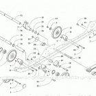 BEARCAT 7000 XT GRAY [S2019BCUWTUSU] Idler wheel assembly [106152]