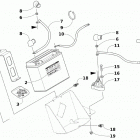 BEARCAT 7000 XT GRAY INTERNATIONAL [S2019BCUWTOSU] Battery and tray assembly [106170]