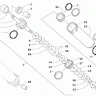 BEARCAT 7000 XT GRAY INTERNATIONAL [S2019BCUWTOSU] Rear suspension rear arm shock absorber [106156]
