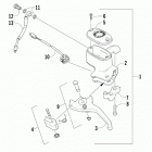 BEARCAT XT BLUE INTERNATIONAL [S2019BCDWTNAL] Hydraulic brake control assembly [105566]