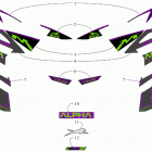 M 8000 HARDCORE ALPHA ONE 165 BLACK INTERNATIONAL [S2019M8HA1OSB] Decals [107519]