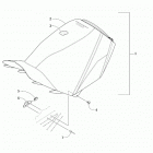 M 8000 MOUNTAIN CAT 153 PURPLE [S2019M8HMCUSF] Seat assembly [107199]