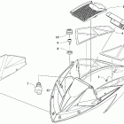 M 8000 MOUNTAIN CAT ES 153 BLACK [S2019M8HCMUSB] Windshield and instruments assemblies [107195]