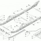 M 8000 MOUNTAIN CAT ES 162 PURPLE INTERNATIONAL [S2019M8HEDOSF] Slide rail and track assembly [107190]