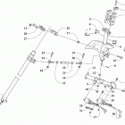 M 8000 SNO PRO 153 (3.0) ORANGE [S2019M8HM3USO] Steering post assembly [105229]