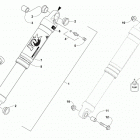 M 8000 SNO PRO ES 153 (2.6) GREEN INTERNATIONAL [S2019M8HMPOSG] Rear suspension rear arm shock absorber [105240]