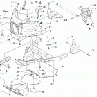 M 8000 SNO PRO ES 153 (3.0) GREEN [S2019M8HLPUSG] Front frame assembly [107055]