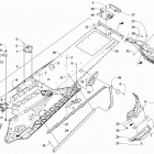 M 8000 SNO PRO ES 153 (3.0) GREEN [S2019M8HLPUSG] Tunnel and snowflap assembly [107115]