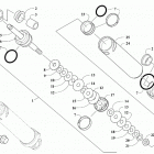 NORSEMAN 8000 X ES 153 GRAY INTERNATIONAL [S2019BCHLDOSU] Rear suspension rear arm shock absorber [106383]