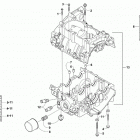 PANTERA 3000 146 BLACK [S2019PTTTOUSB] Crankcase assembly [105319]