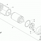 PANTERA 7000 XT LTD BLACK INTERNATIONAL [S2019PTUWLOSB] Starter motor assembly [99545]