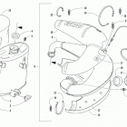 XF 6000 CROSS COUNTRY LTD ES 137 BLACK [S2019ZXDCCUSB] Exhaust assembly [107380]